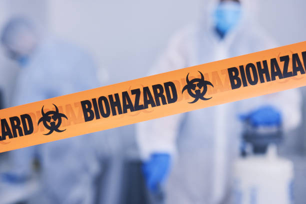 Professional Infectious Disease Decontamination technician working in Aston, PA